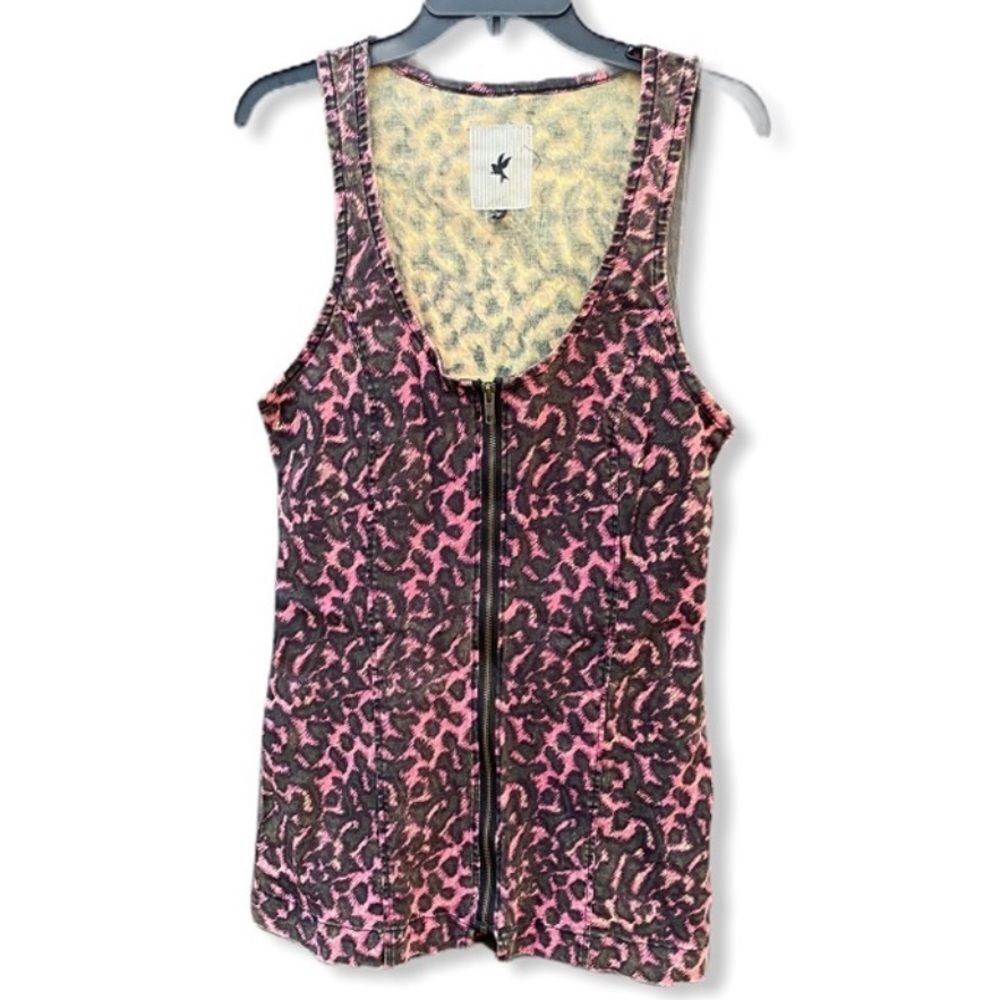 One Teaspoon Animal Print‎ Mini Dress Top